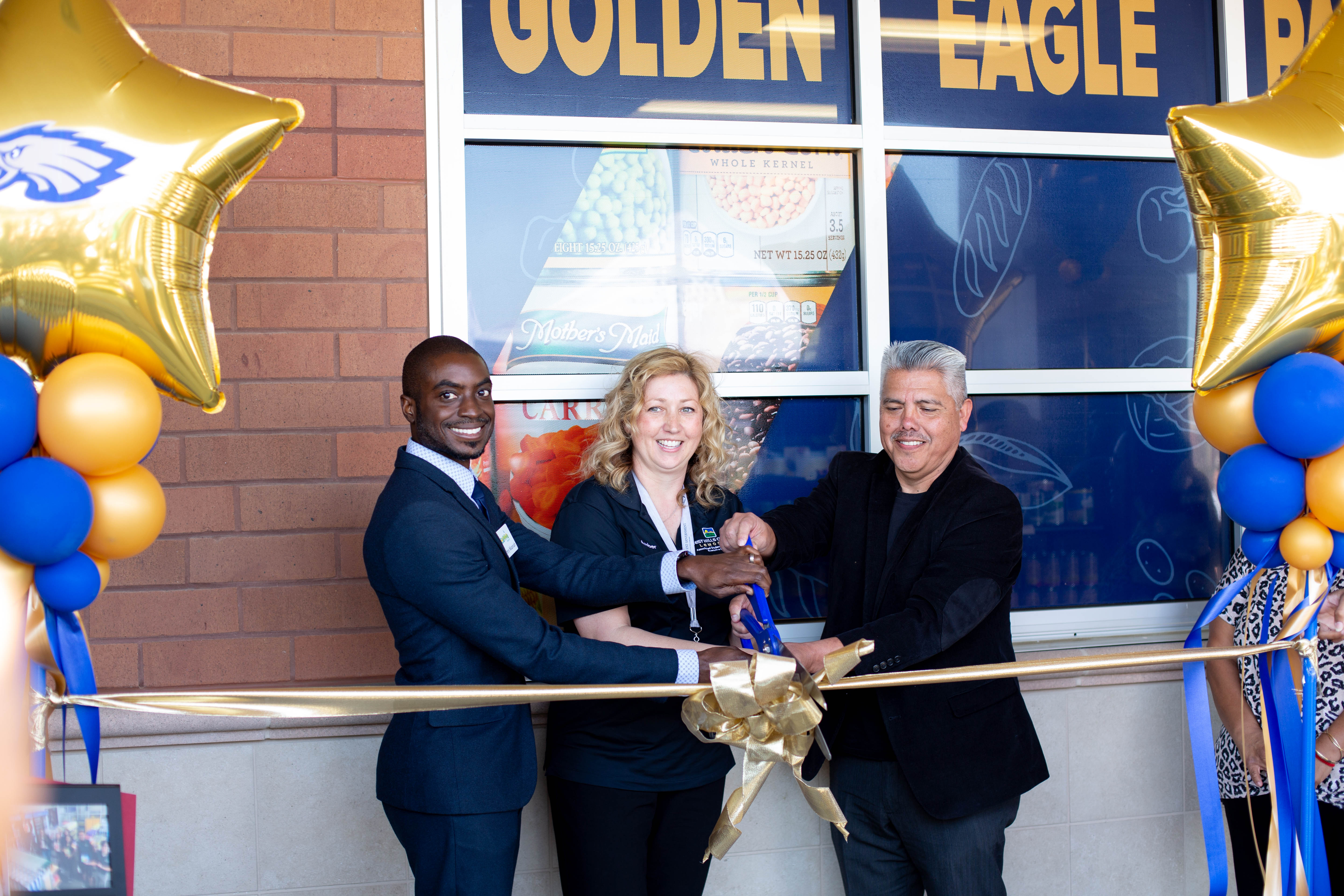 WHCL Golden Eagle Pantry Ribbon Cutting